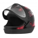 CAPACETE NEW SM PRETO/VERMELHO 58