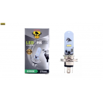 LAMPADA FAROL LED TITAN 125/150/160 6500K STROBO