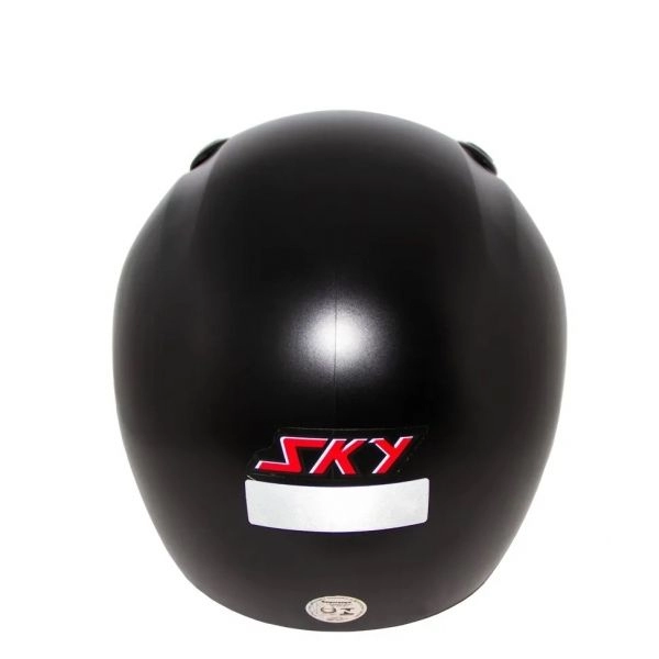 CAPACETE SKY NIMBUS PRETO FOSCO C/ A VERMELHO 62