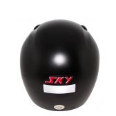 CAPACETE SKY NIMBUS PRETO FOSCO C/ A VERMELHO 62