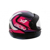 CAPACETE INTERLAGOS X1 PRETO/ ROSA 56