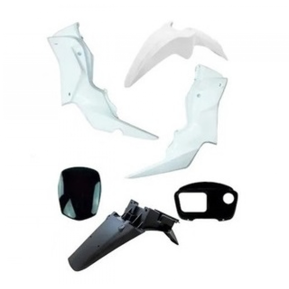 KIT CARENAGEM POP 100 BRANCO 15