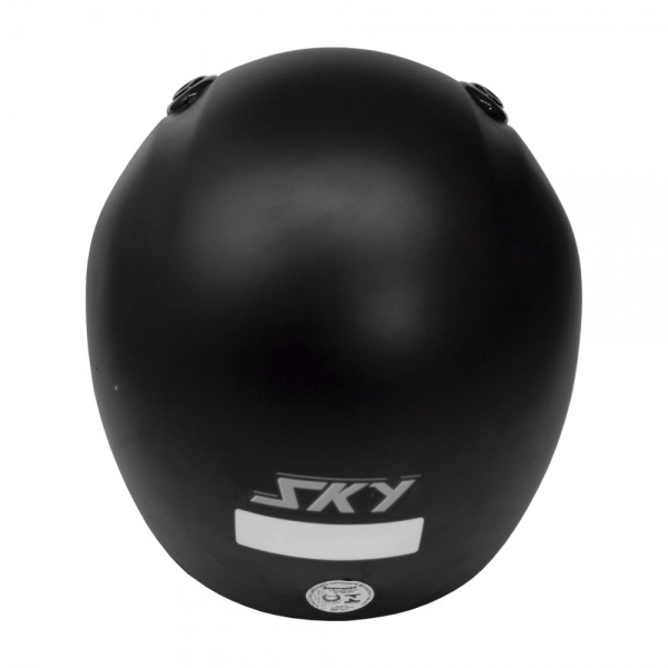 CAPACETE SKY NIMBUS PRETO FOSCO C/ A CINZA 62