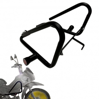 PROTETOR CARENAGEM POP 100/ POP 110 PRETO C/ PONTE