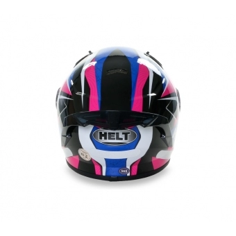 CAPACETE AERO BRANCO/PINK/AZUL 62