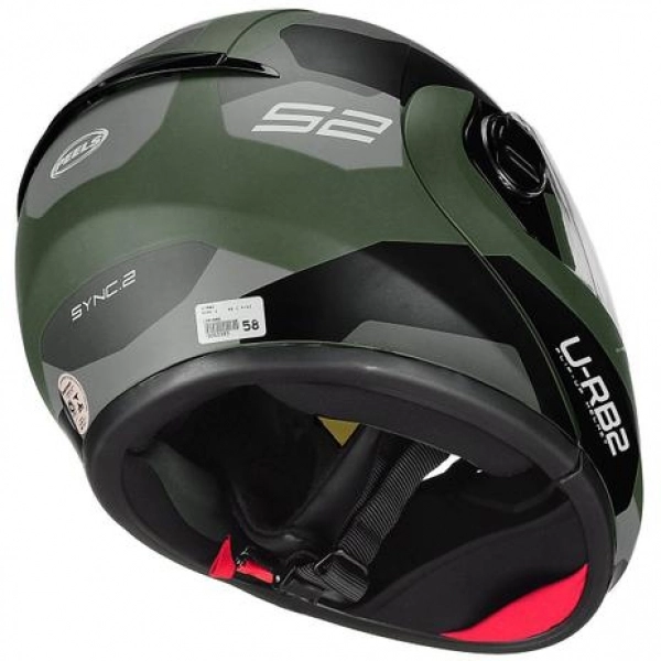 CAPACETE U-RB2 SYNC 2 VD MILITAR F/CZ58