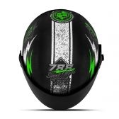 CAPACETE SUPER SPORT PRETO/VERDE 60 788