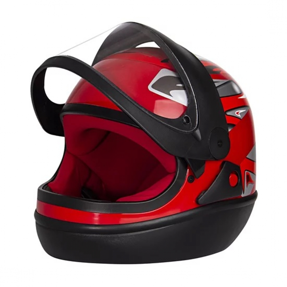 CAPACETE SAN MARINO VERMELHO 58 GRAFIC II