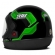 CAPACETE SM PRETO/VERDE 58
