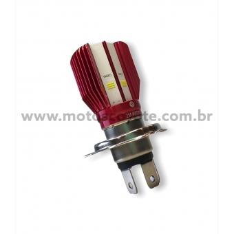 LAMPADA FAROL LED TITAN 125/150/160 RED ULTRA 18W