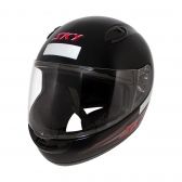 CAPACETE SKY NIMBUS PRETO FOSCO C/ A VERMELHO 62